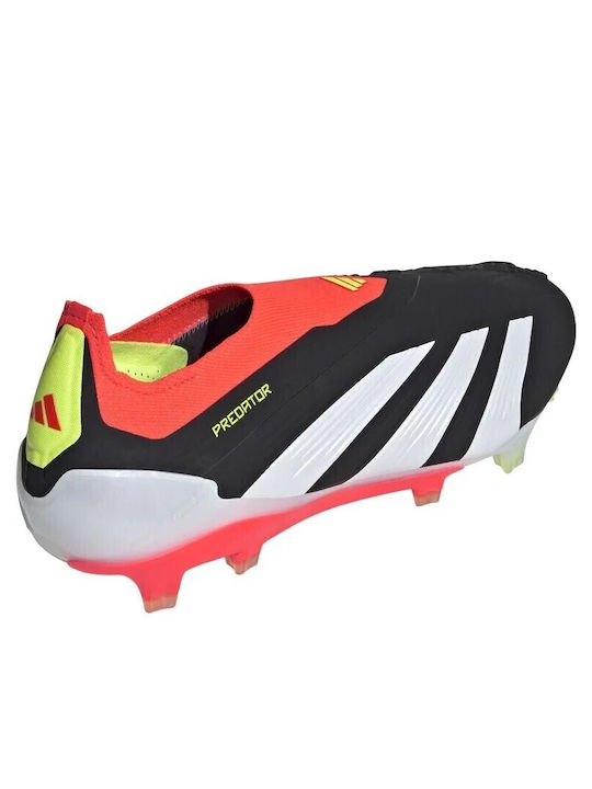 adidas Predator Elite Football Shoes with Cleats Core Black / Cloud White / Solar Red
