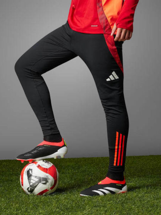 adidas Predator Elite Football Shoes with Cleats Core Black / Cloud White / Solar Red