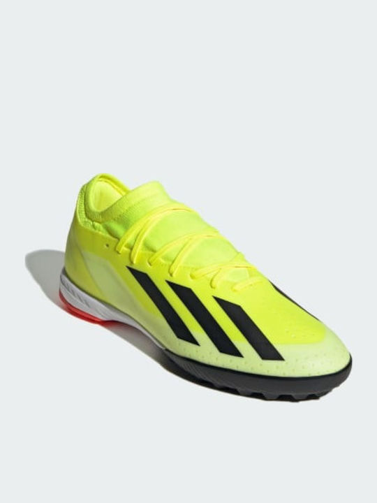 adidas X Crazyfast League Football Shoes with Molded Cleats Team Solar Yellow 2 / Core Black / Cloud White