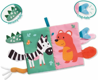 Ses Creative Aktivitätsbuch Sensory Animal Tails Cloth Book aus Stoff für 6++ Monate