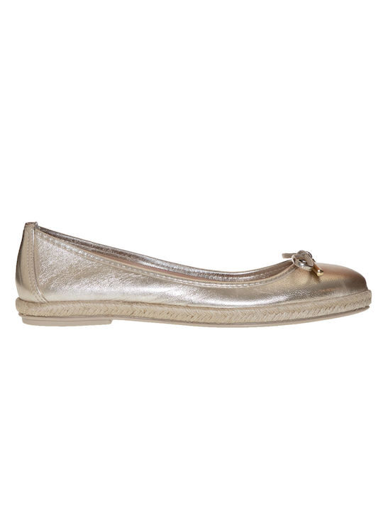 Malena Damen Ballerinas in Gold Farbe