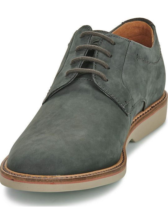 Atticus Men's Leather Casual Shoes Gray