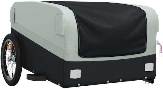 Vidaxl Bicycle Trailer Black Gray 45 Kg Iron