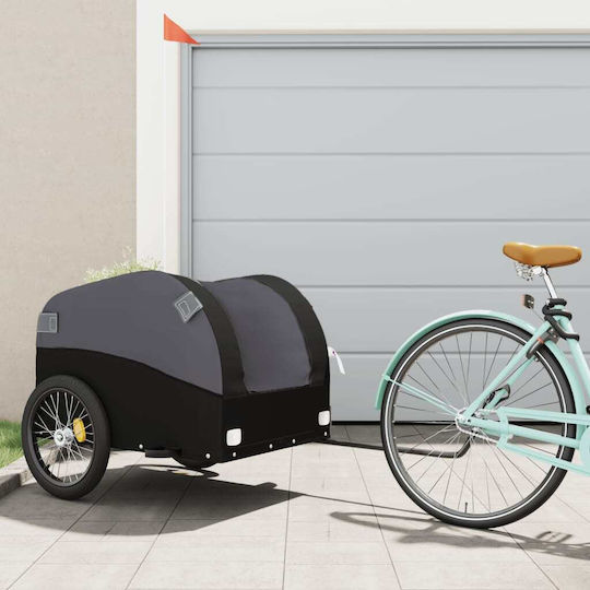 Vidaxl Bicycle Trailer Black 45 Kg Iron