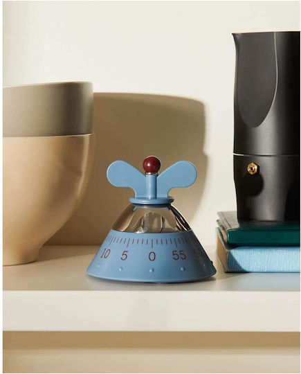 Alessi Countdown Analog Kitchen Timer Blue