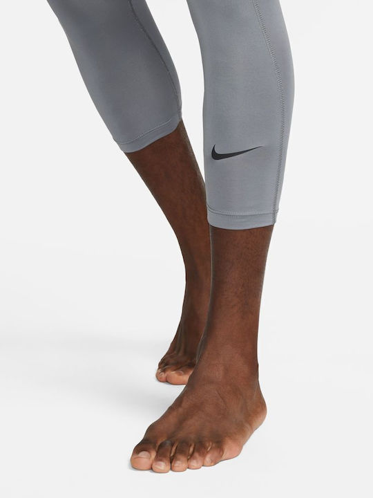 Nike Pro Ανδρικό Ισοθερμικό Παντελόνι Γκρι