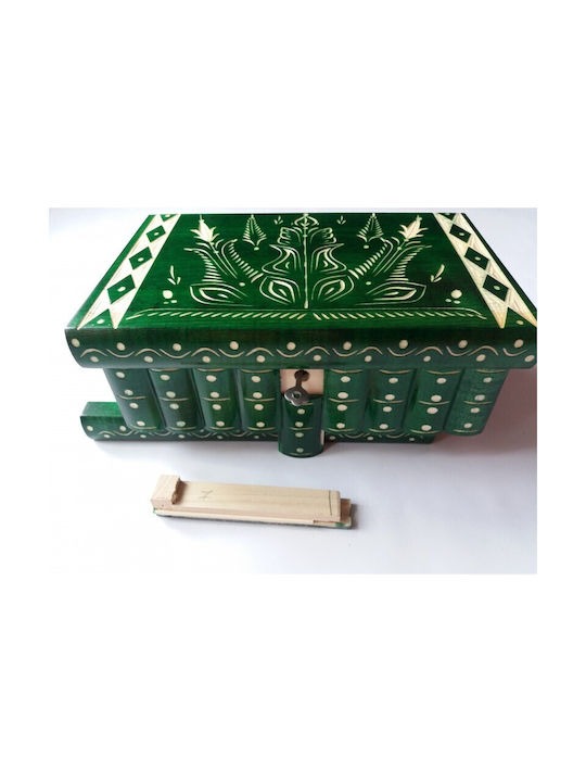 Magic Puzzle Box Κουτί Κοσμημάτων Ξύλινο με Καθρέφτη 21x13.3x9.6cm