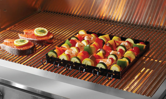 GrillPro Ανοξείδωτο Σουβλάκι 34.3cm 6τμχ