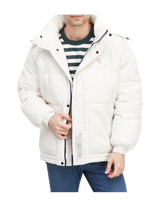 Calvin Klein Men's Winter Jacket White