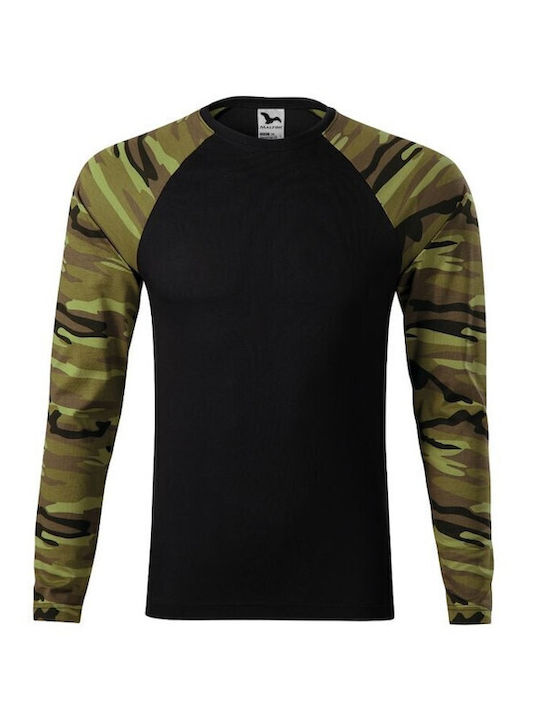 Malfini Ανδρικό Διαφημιστικό T-shirt Κοντομάνικο Camouflage Green