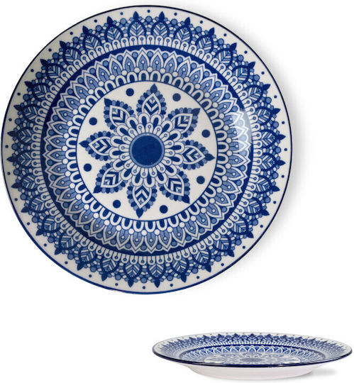 Viosarp Design Πιάτο Γλυκού από Πορσελάνη Λευκό με Διάμετρο 19cm