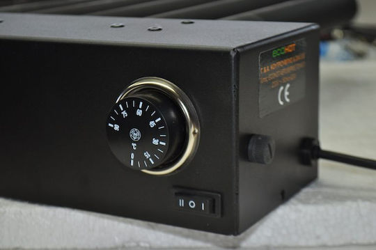 EcoHot 3-IN-TH Εναλλάκτης Τζακιού 62W Inox Μ72xΥ53xΒ69-97εκ.