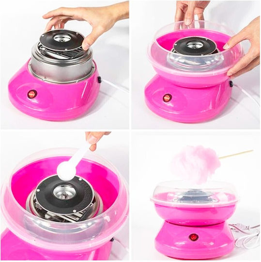 B43-306458 Candy Floss Maker 24.5cm Pink