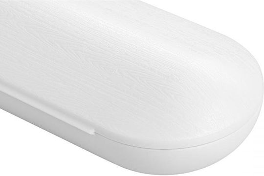 Teesa TSA8011 Toothbrush Travel Case Plastic White