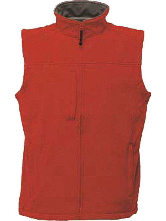 TRA788 Ärmellos Jacke Softshell Wasserdicht und Winddicht Rot