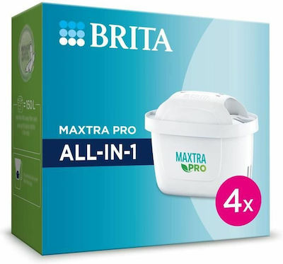 Brita Ανταλλακτικό Φίλτρο Νερού για Κανάτα Maxtra Pro All-in-1 4τμχ