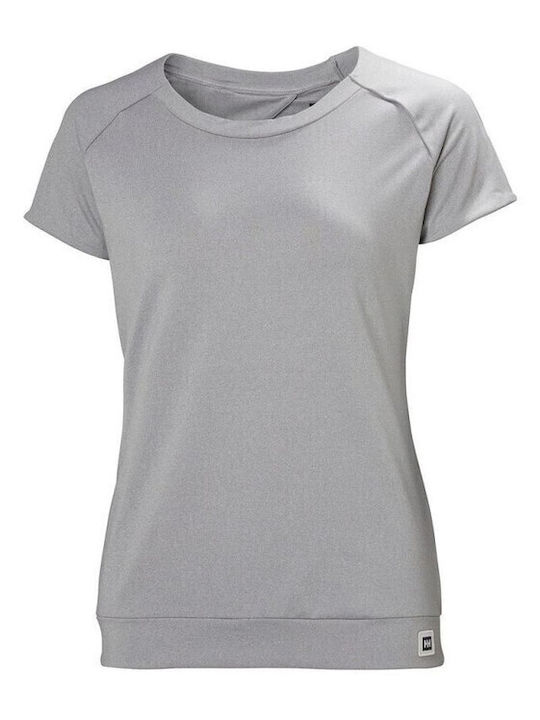 Malla Γυναικείο Αθλητικό T-shirt Γκρι