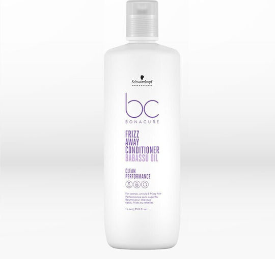 Schwarzkopf Bonacure Frizz Away Conditioner Hydration for Frizzy Hair 1000ml