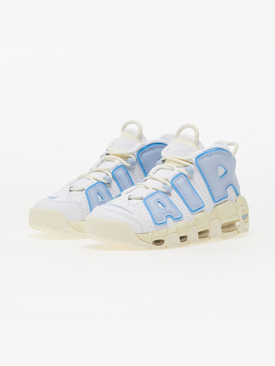 Nike Air More Uptempo Дамски Маратонки White / Cobalt Bliss / Alabaster