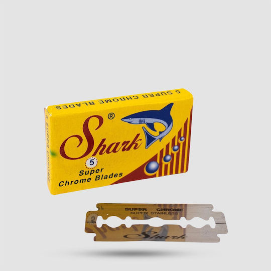 Lord Shave Shark Super Chrome Ανταλλακτικές Λεπίδες για Ευαίσθητες Επιδερμίδες 5τμχ