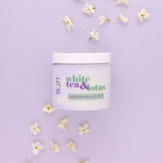 Fluff White Tea & Lotus Peeling Körper 160ml