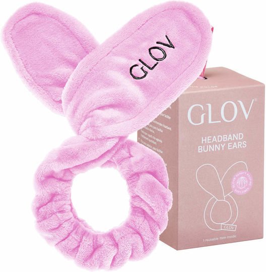 Glov Bunny Ears Make-up-Stirnband Rosa