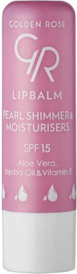 Golden Rose Lip Balsam SPF15 Cremă hidratantă Pearl Shimmer 4.6gr