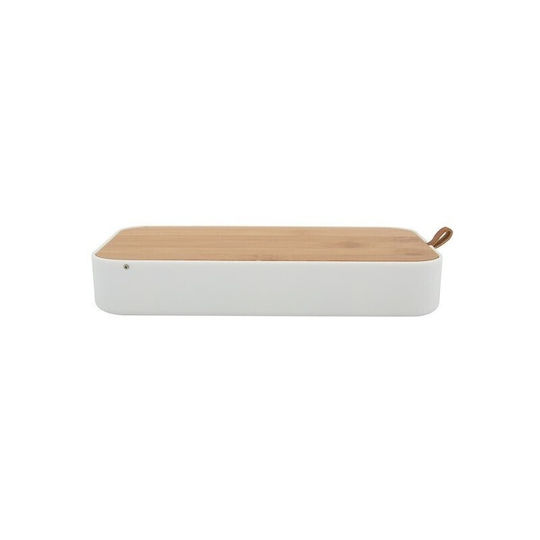 Dimitracas Καθρέπτης Μακιγιάζ Επιτραπέζιος 23x23cm Λευκός