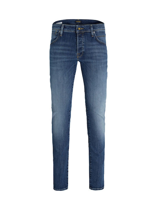 Jack & Jones Glenn Ανδρικό Παντελόνι Τζιν Ελαστικό Slim Fit Μπλε