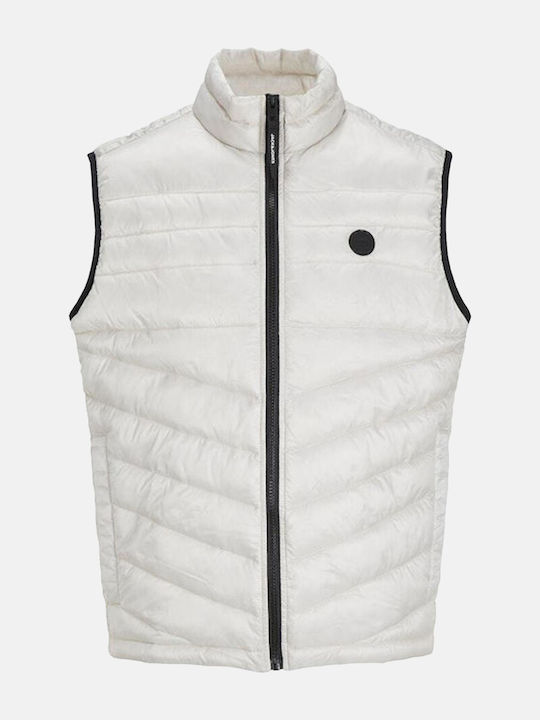 Sleeveless Jacket Puffer Ecru