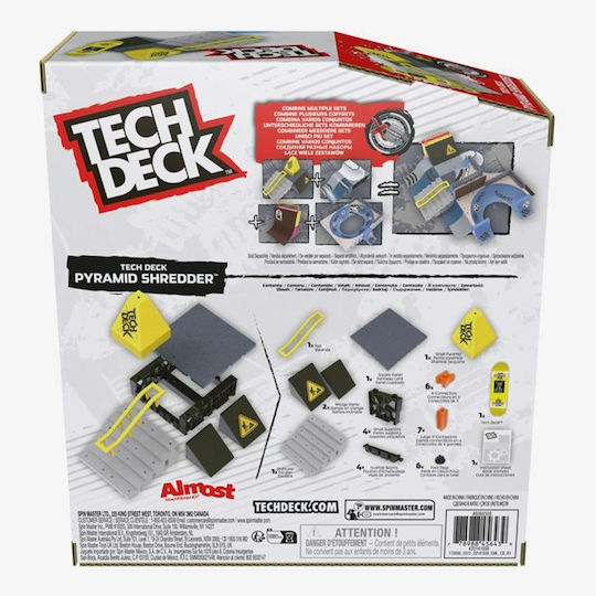 Techdeck X-connect Park Creator TechDeck Pyramid Shredder για 6+ Ετών