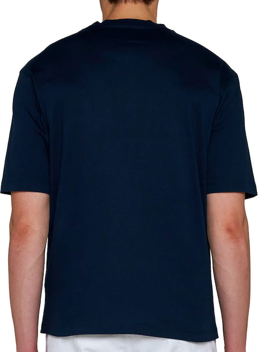 Dsquared2 Men's Short Sleeve Blouse 478-blue Navy