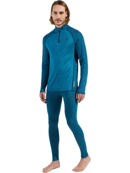 Odlo Performance Wool 150 Ανδρικό Ισοθερμικό Παντελόνι Μπλε