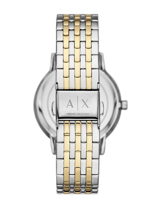 Armani Exchange Women's Watch Chronograph with Gold Metal Bracelet AX7156SET