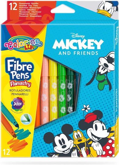 Colorino Drawing Markers 1mm Thin Set 12pcs
