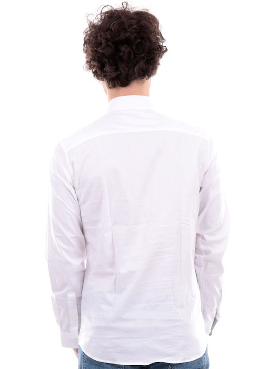 Jack & Jones Men's Shirt Long Sleeve White