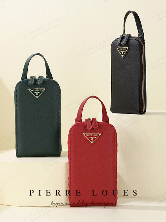 Pierre Loues Damen Handytasche Schwarz