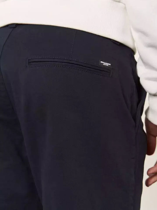 Herrenhosen Chinos Schlank Passform Navy
