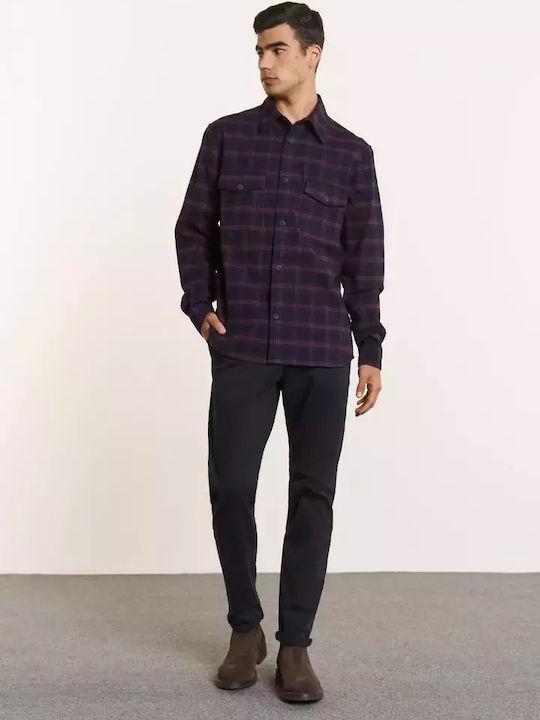 Herrenhosen Chinos Schlank Passform Navy