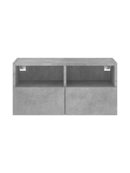 TV-Möbel Hölzernes Gray L60xB30xH30cm