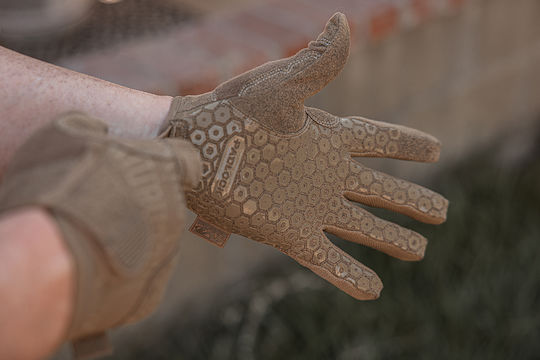 Mechanix Wear Military Gloves in Khaki color