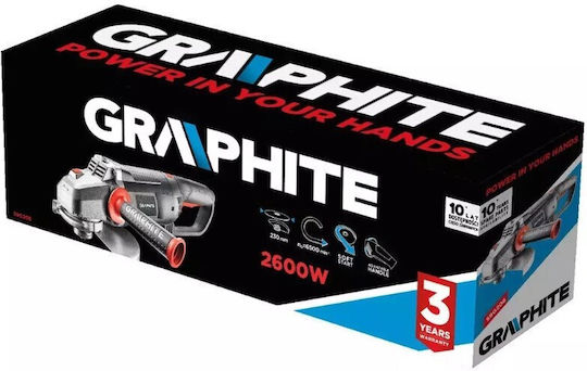 Graphite Winkelschleifer 230mm Elektrisch 2600W