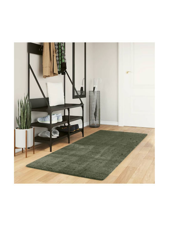 vidaXL Huarte Anti-slip Rug Rectangular Green