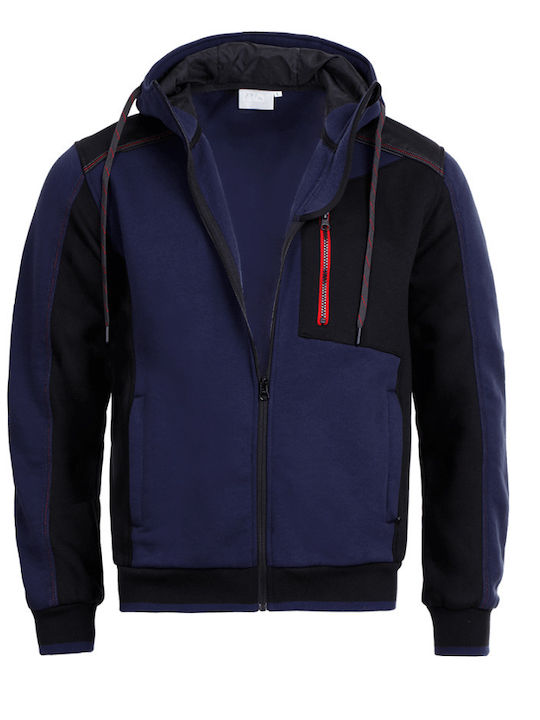 Stenso Revolt Work Jacket with Hood Navy Blue
