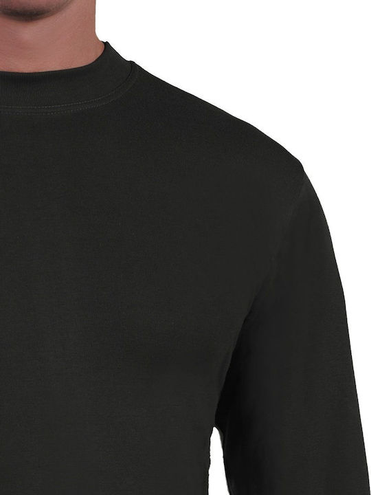 Lord 1485 Men's Undershirt Long-sleeved in Black Color