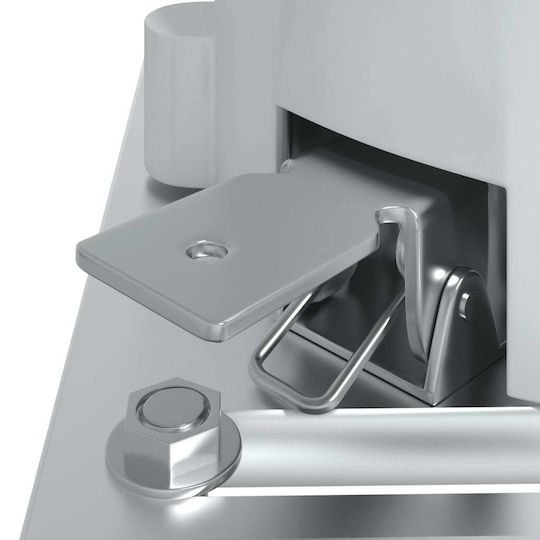 vidaXL Stâlpi Tentei din Metal 600x245cm 1buc