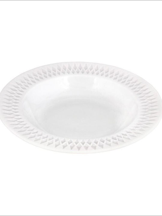 Oriana Ferelli White Porcelain Dinnerware Set 20pcs