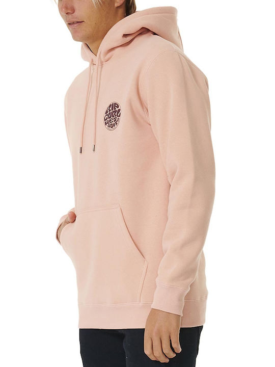 Rip Curl Men's Sweatshirt with Hood Pink