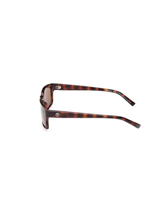 Timberland Sunglasses with Brown Tartaruga Plastic Frame and Brown Lens TB9297 52H