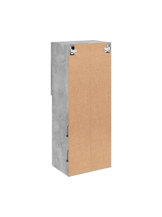 Kabinett Wand mit LED Gray 40.5x30x102cm